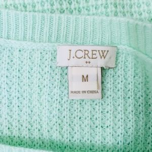J. Crew Factory Sweaters - J.Crew Mint Green Waffle Knit Wool Blend Sweater J. Crew Factory Sweaters - J.Crew Mint Green Waffle Knit Wool Blend Sweater
